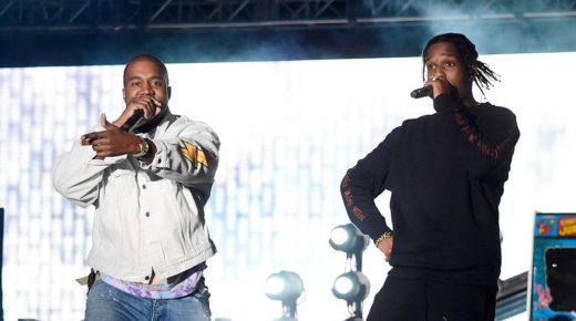 Kanye West Appears At Coachella With ASAP Rocky